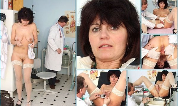 Замечательная зрелая барышня, понравилась гинекологу на осмотре. | Видео из нашей коллекции